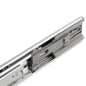SOTECH Vollauszug Soft Close, verzinkter Stahl, 400mm, 80kg. Schubkastenauszug mit Kugelkäfig und Dämpfung.