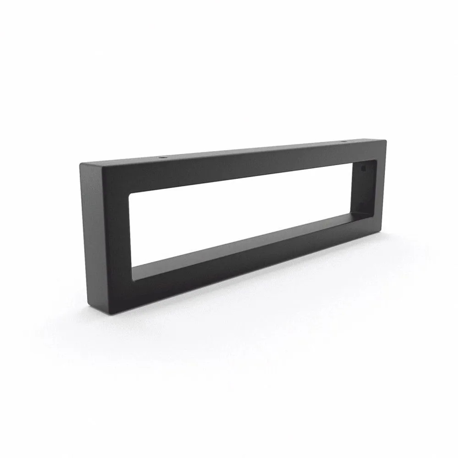 HEVVA Waschtischhalterung RHEIN 10 cm Hoch 35 cm Tief 1 Halter Schwarz