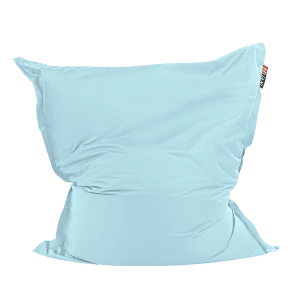 Beliani Sitzsack FUZZY Hellblau 140x180x20