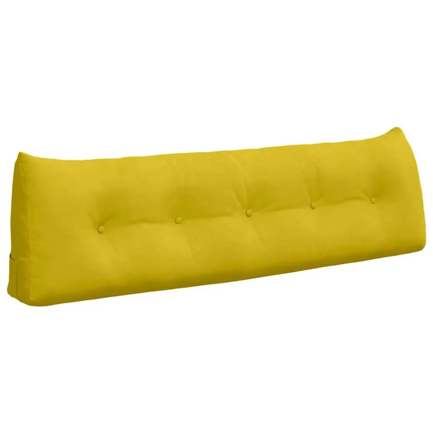 vidaXL Rückenkissen Gelb 160 x 24 x 50 cm Samt 42014552