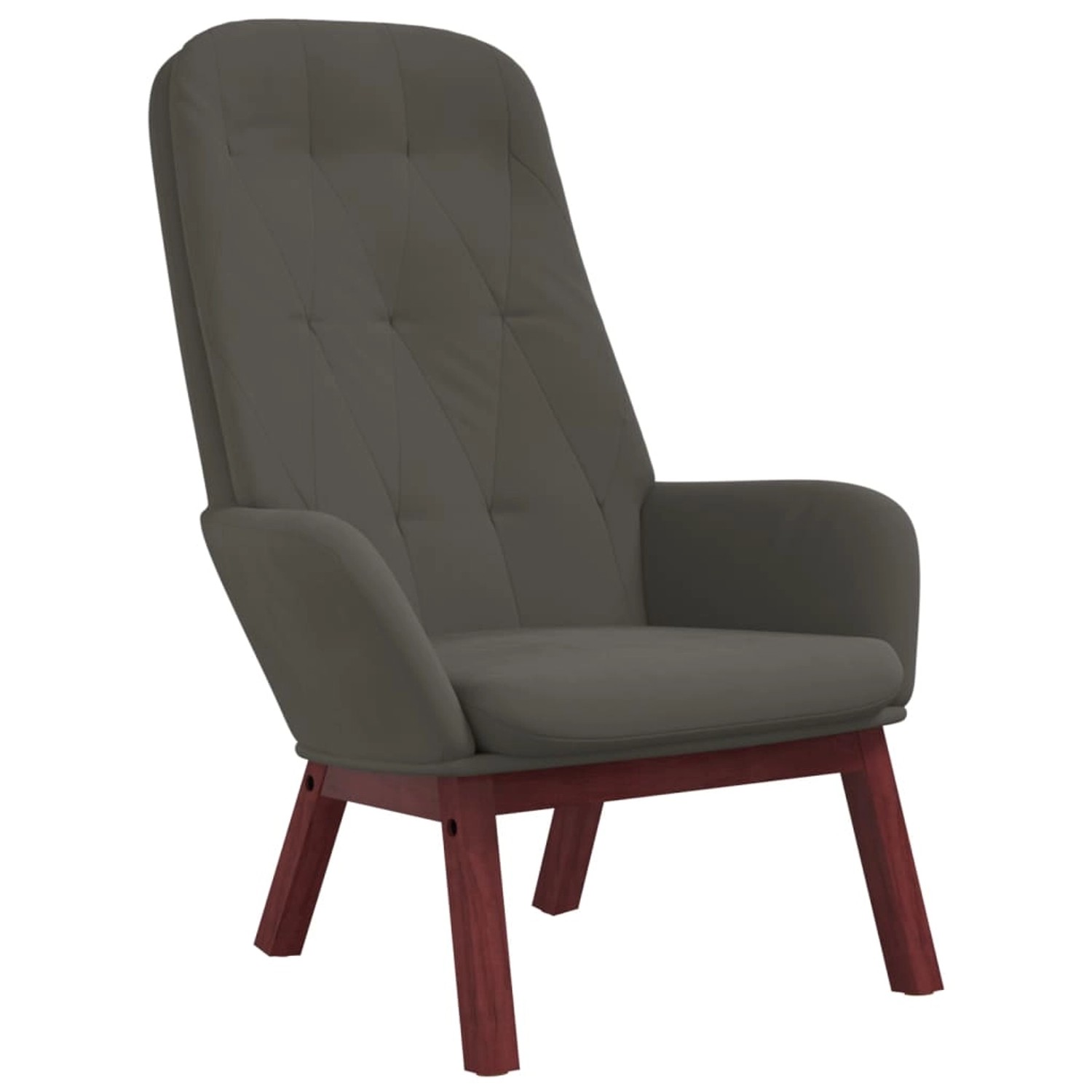 vidaXL Relaxsessel Dunkelgrau Samt 341219 günstig online kaufen