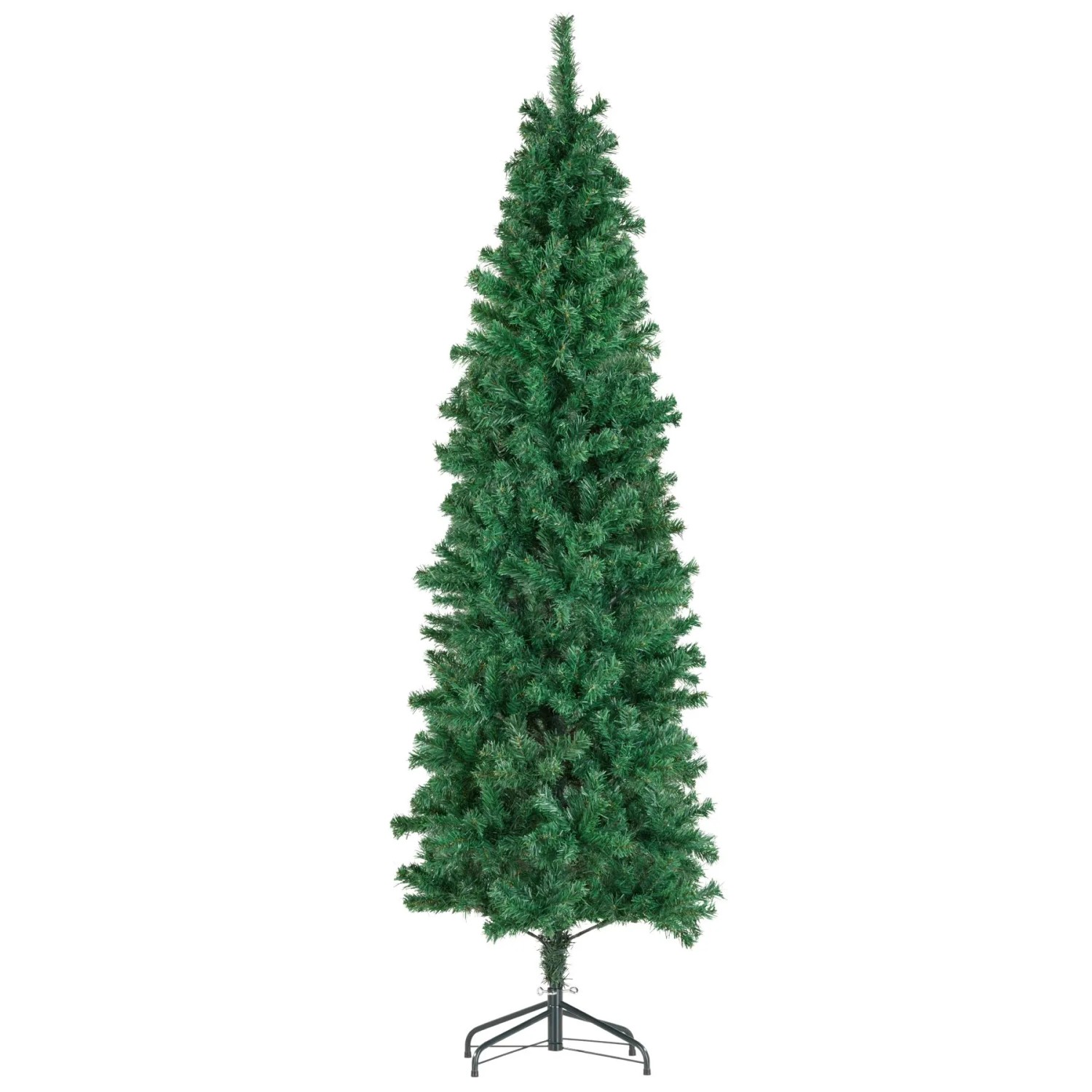 Tectake Weihnachtsbaum Comet Verschiedene Größen  Künstlich In Grün  Mit Dichten Nadeln Detailliert und Naturgetreu  70 x 70 x 200 cm Grün