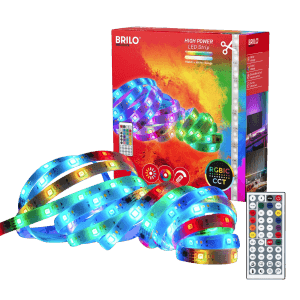 Brilo LED-Band Selbstklebend RGBIC CCT 24 W Weiß 5 m