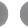LUX Abdeckkappen TX10, dunkelgrau, 30 Stück, für Spanplattenschrauben und Universalschrauben.