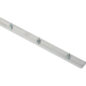Verschlussschiene für Wurzelblocker aus Aluminium, zur sicheren Verbindung von Folien & Vliesen.
