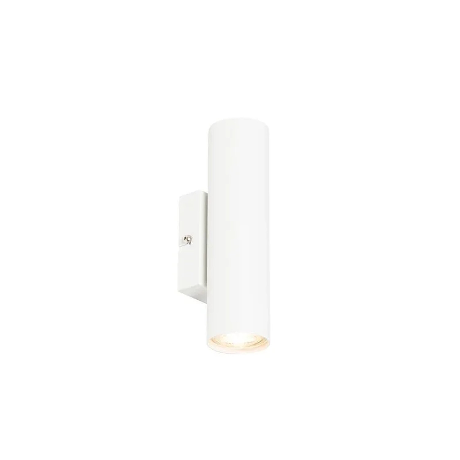 QAZQA Moderne Wandleuchte Weiß 2 Flammig GU10 50mm Jeana