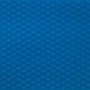 Blaue, extra schwere vidaXL Poolabdeckung (Ø 417 cm) aus PE-Material mit Luftkammern.