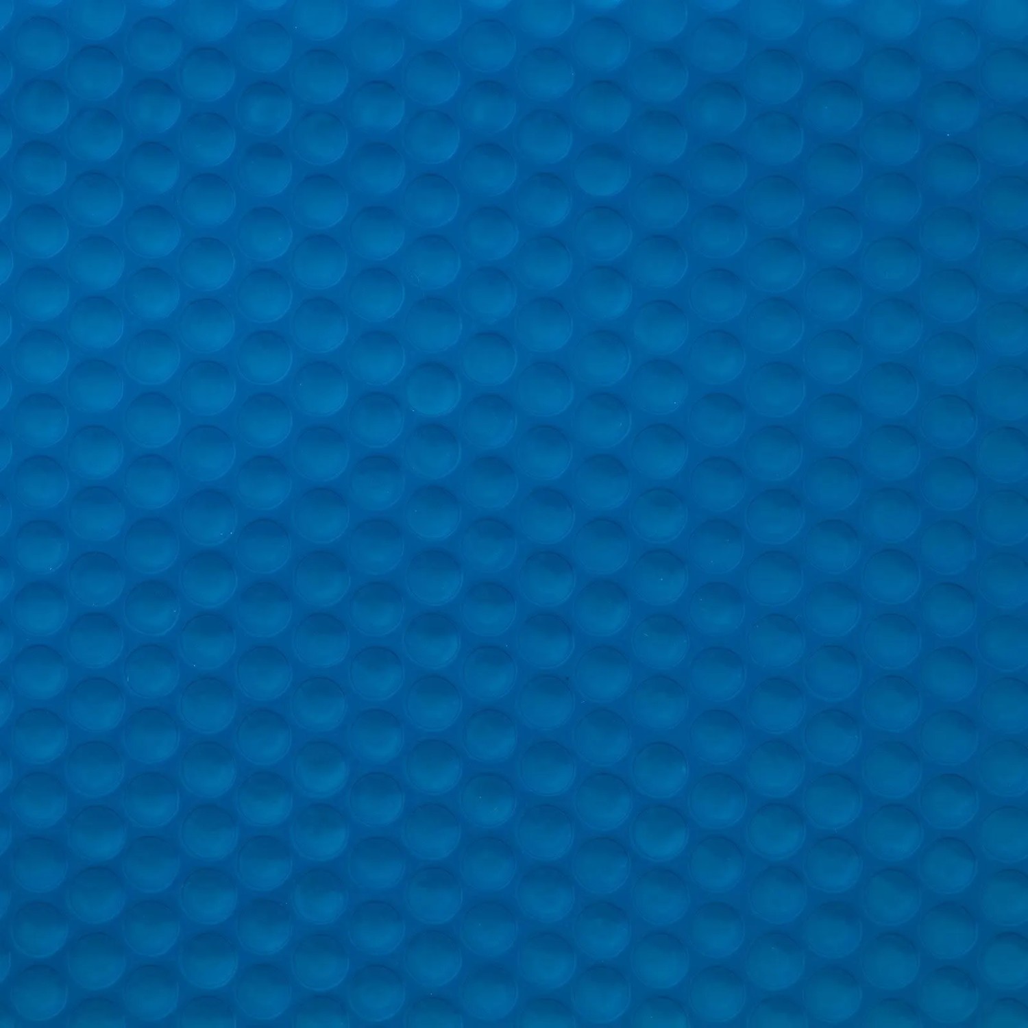 Blaue, extra schwere vidaXL Poolabdeckung (Ø 417 cm) aus PE-Material mit Luftkammern.