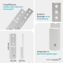 HmIP Fenstergriffsensor: Weißer Sensor zur Erkennung der Fensterposition für Hausautomation.