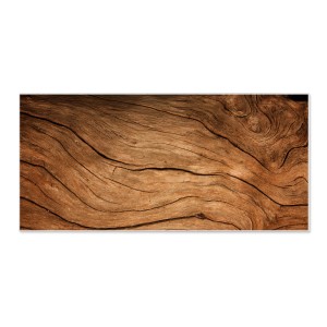 Weiße Magnettafel 78x37cm mit Motiv Trockenes Holz, inklusive 4 Magnete. Wanddekoration für Notizen.