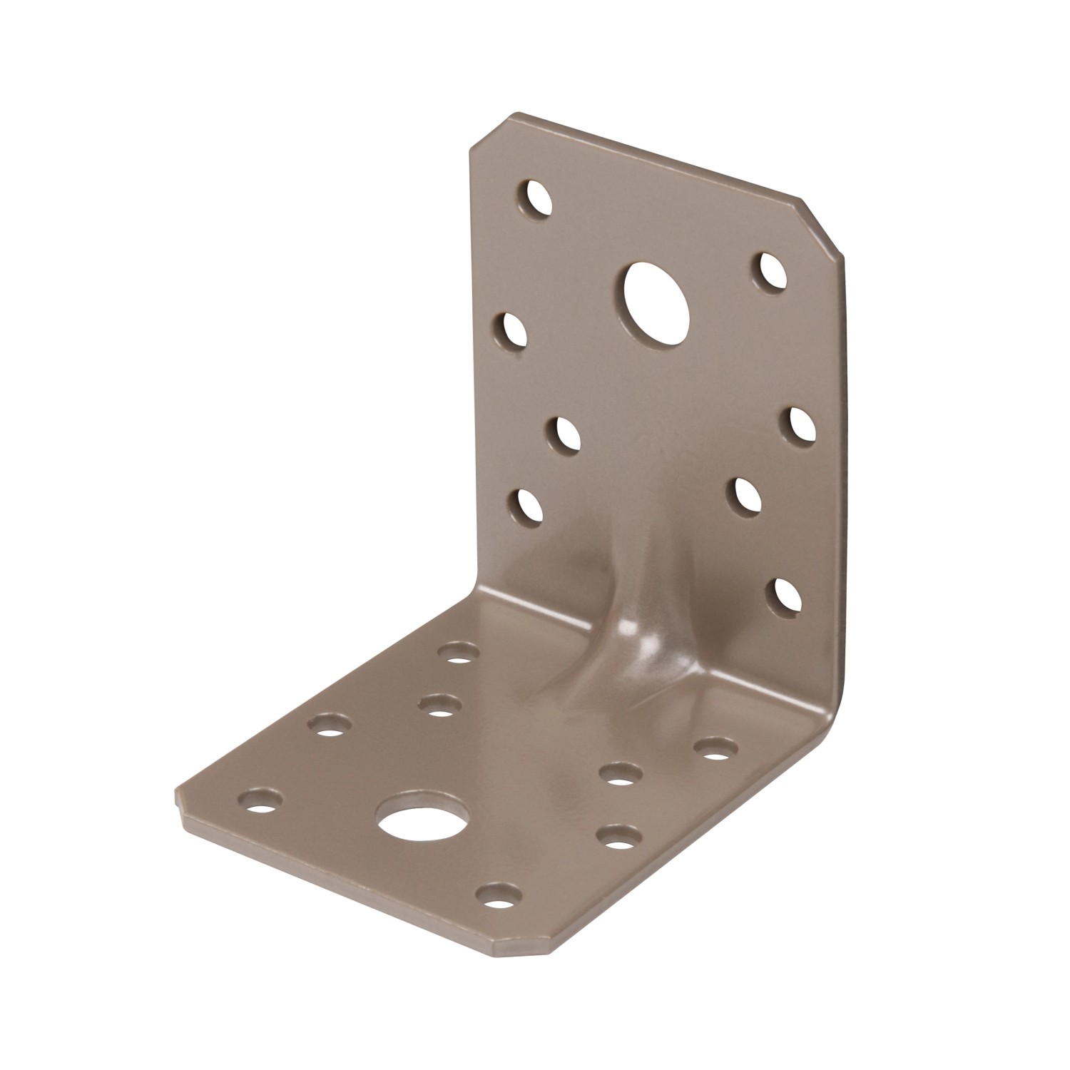 Thumbnail - Duravis Schwerl-Winkelverbinder/Sicke Perlbeige Duplexbesch. 70 x 70 x 55 mm