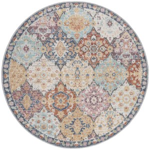 Floornovo Indoor & Outdoor Teppich Nr. 175 Rund Durchmesser 120 cm