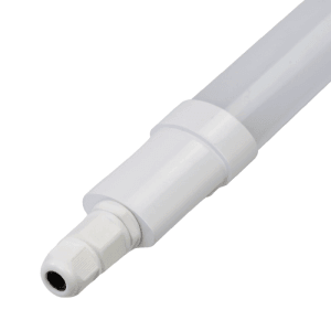 LUXULA LED Feuchtraumleuchte 18W 4000K Neutralweiß Wannenleuchte Weiß 120cm IP65 IK08 Inklusive Quick Connector