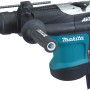 Makita HR3541FCX Kombihammer (850 W) in Schwarz und Türkis, mit Zusatzhandgriff.