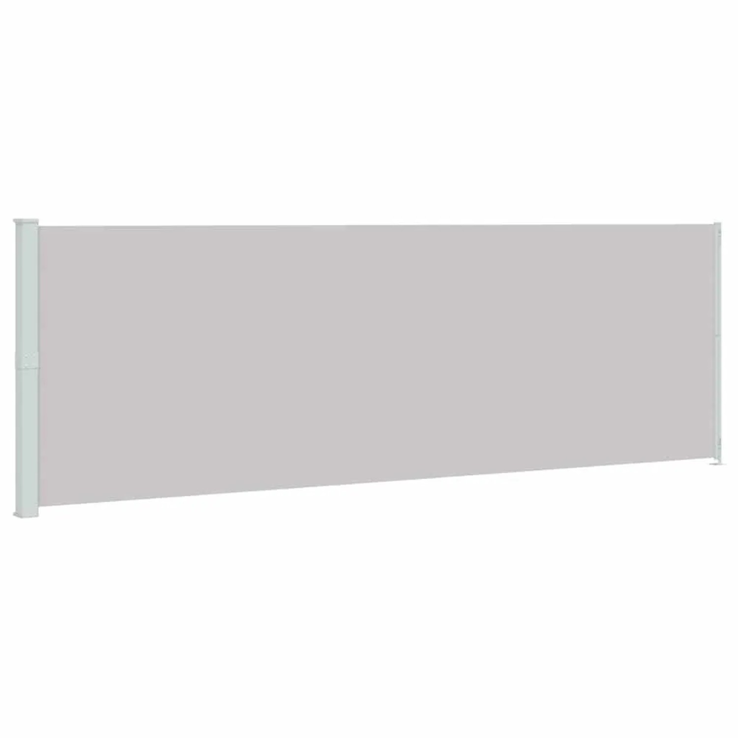 vidaXL Seitenmarkise Ausziehbar 200x600 cm Grau 317974