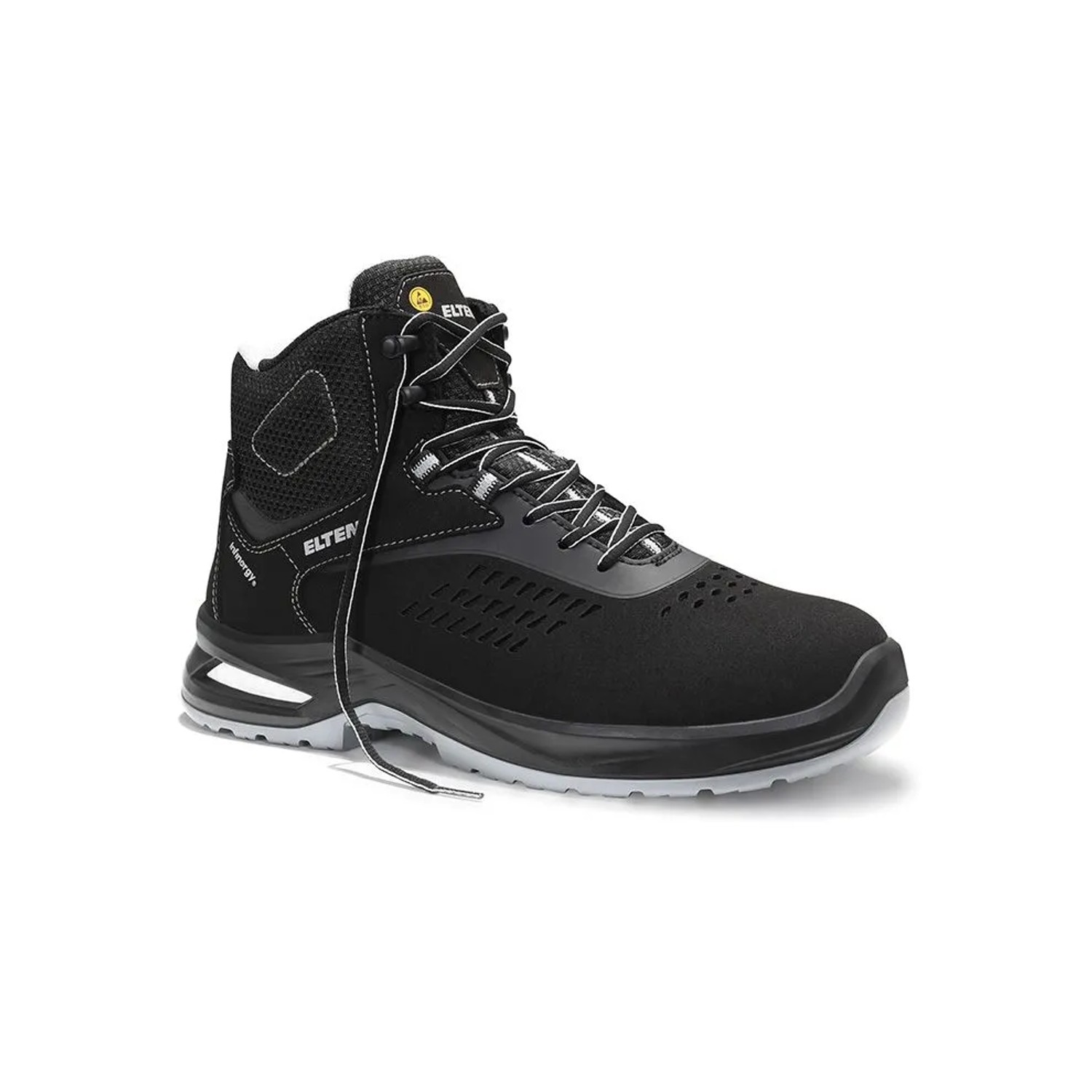 ELTEN Sicherheitsschnürstiefel RAY XXFIT BLACK GREY Mid ESD S1 Typ 3 Größe 47