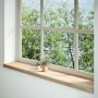 vidaXL Fensterbänke 2 Stk Unbehandelt 140x25x2 cm Massivholz Eiche 4009107_2