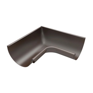 Zambelli Rinnenwinkel 90° Kupferbraun, Innenwinkel für Dachrinnen, 250/8 teilig.