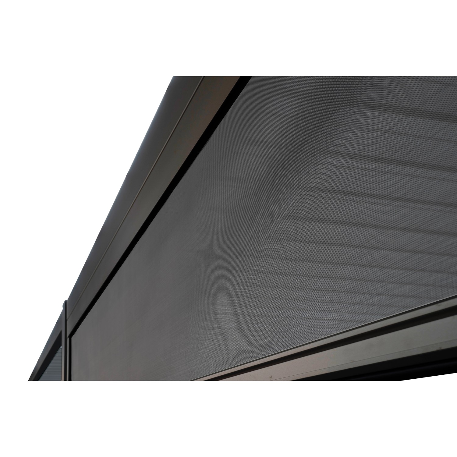 Leco Rollo, 3 m, anthrazit für Lamellenpergola Deluxe. Zubehör für Lauben & Pavillons.