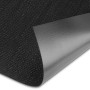 Schwarze SOTECH ORGA TEX Antirutschmatte für Schubladen, mit strukturierter Oberfläche und glatter Unterseite.