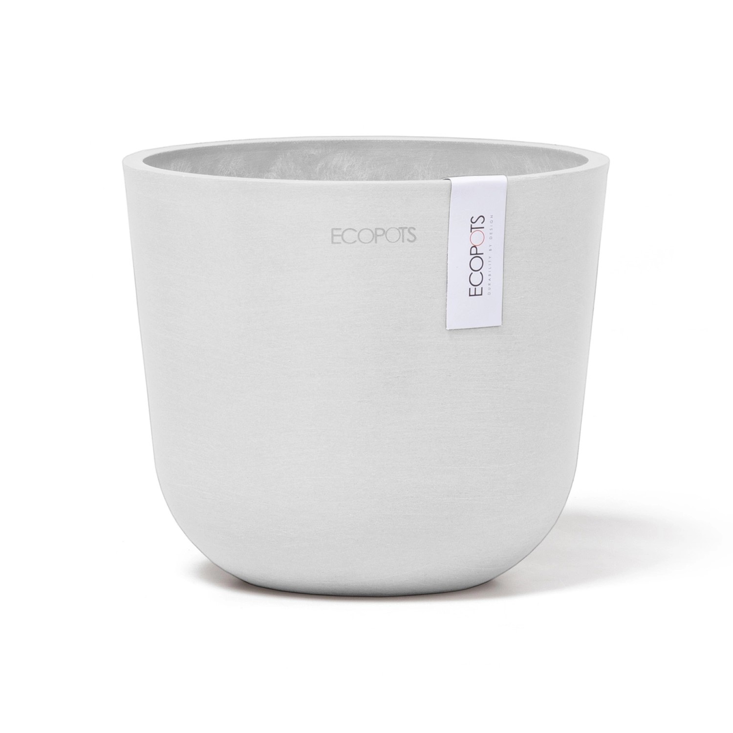 Ecopots Pflanztopf Oslo Mini Weiß 16 cm x 14 cm