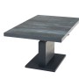 Rechteckiger Siena Garden Gartentisch Talina in Wood Grey mit Keramikplatte und Aluminiumgestell.