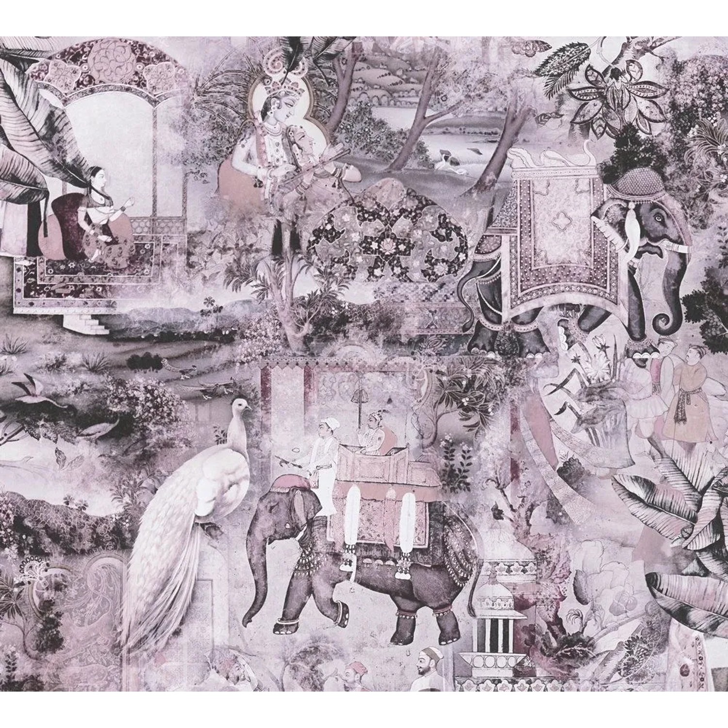 Tadessi Tapete Vintage M1-No.1694 Vliestapete in Rosa