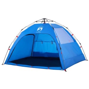vidaXL Strandzelt 2 Personen Azurblau Quick Release Wasserdicht 4005302
