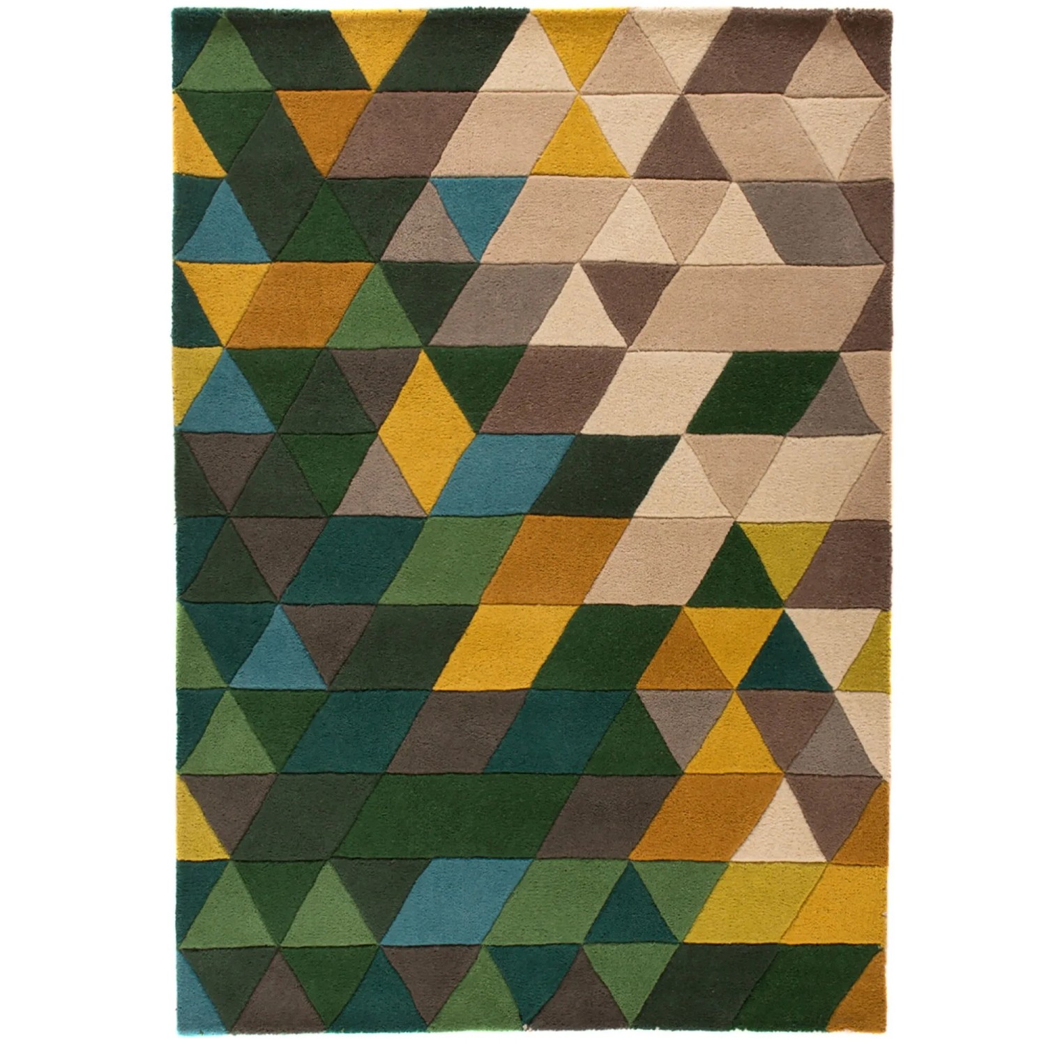 Flair Rugs Wollteppich Prism 80 cm x 150 cm Mehrfarbig