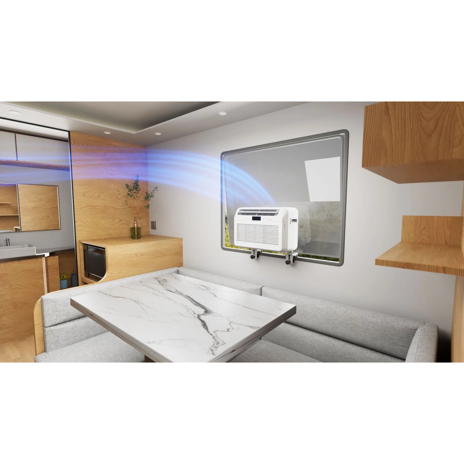 FM-SOLAR Mobiles Caravan Klimagerät mit WiFi 5.000BTU Klimaanlage_8