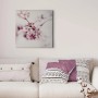 Romantisches Wandbild mit Kirschblüten auf Leinwand für Wohn- und Schlafzimmer.