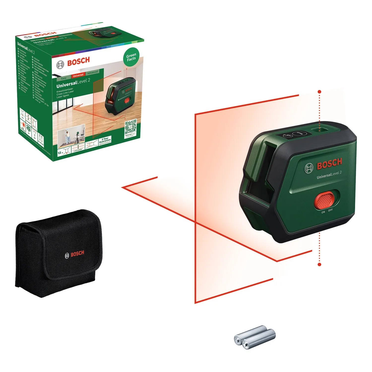 Bosch Kreuzlinienlaser UniversalLevel 2