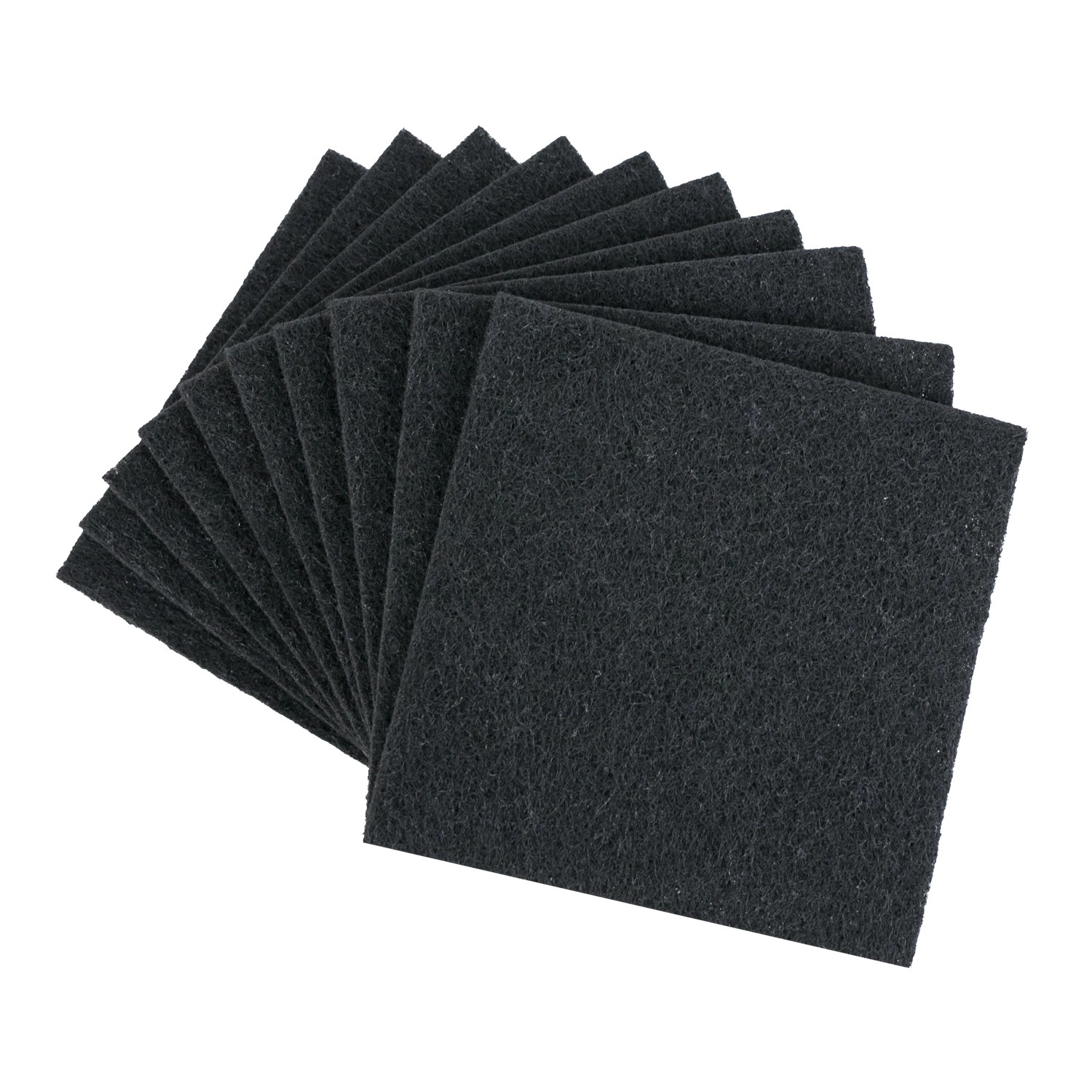 HMF 3789-165MM-S10 Aktivkohlefilter für Komposteimer und Katzenklo 10 Stück 165 mm