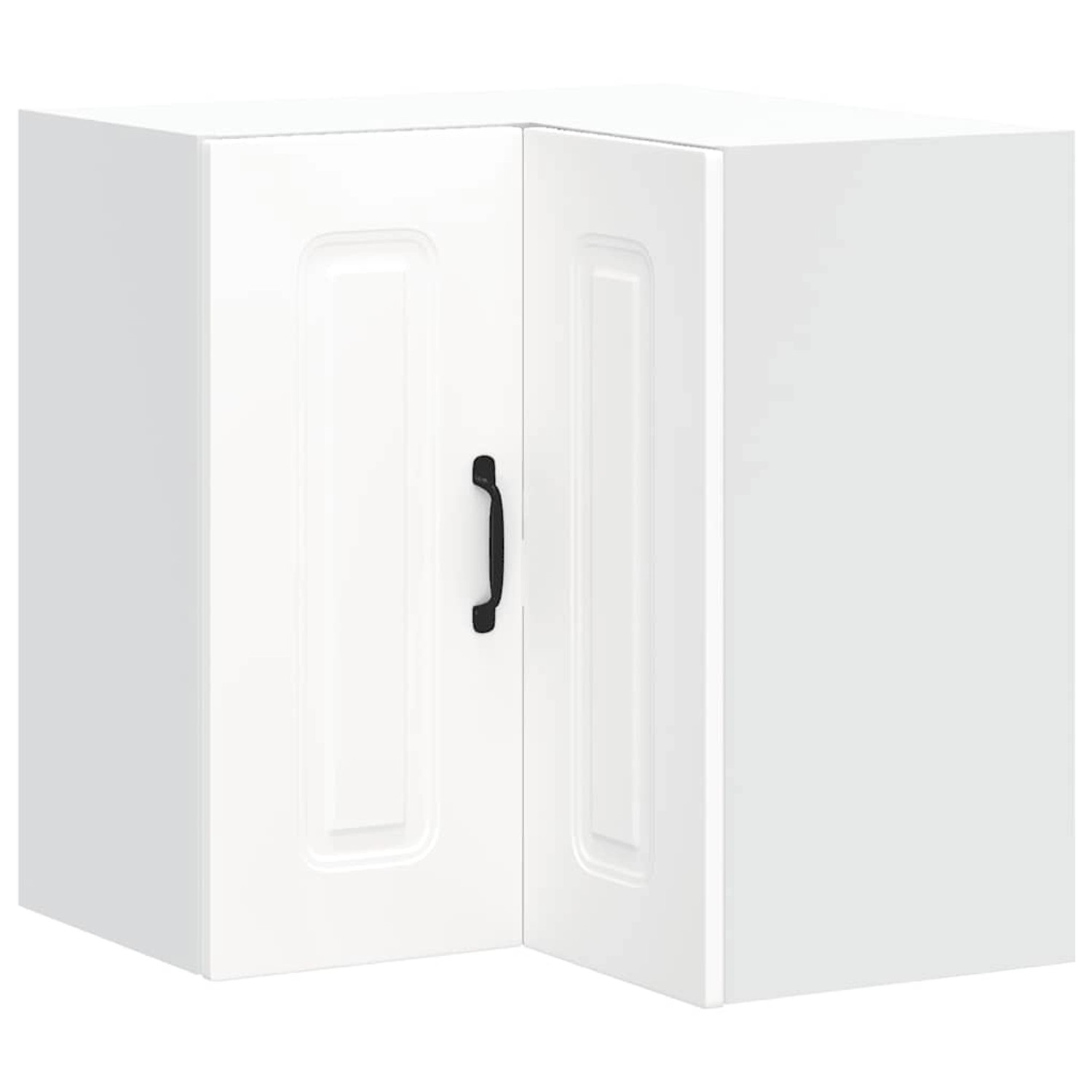 vidaXL Küchen-Eckhängeschrank Kalmar Weiß Holzwerkstoff 853617 günstig online kaufen