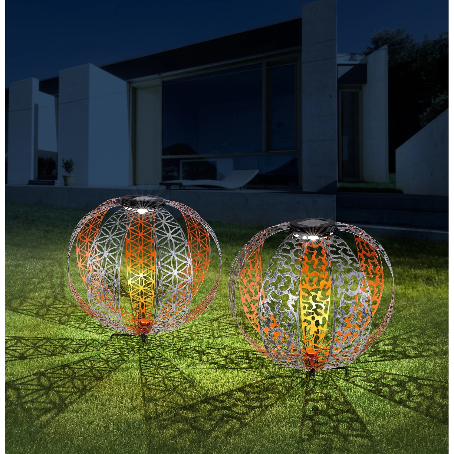 Globo Garten Solarkugel LED 30 cm kaufen bei OBI