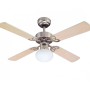 Westinghouse Deckenventilator Vegas, 105 cm, Aluminium, mit Beleuchtung und Zugschnur.