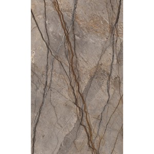 Hochglanz Duschrückwand im Marmor-Kastanie Design von Schulte, ideal als Fliesenersatz.