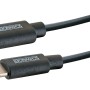 Schwaiger Lightning-Kabel, schwarz, 2m. USB-C auf Lightning zum Laden und Synchronisieren von Apple Geräten.
