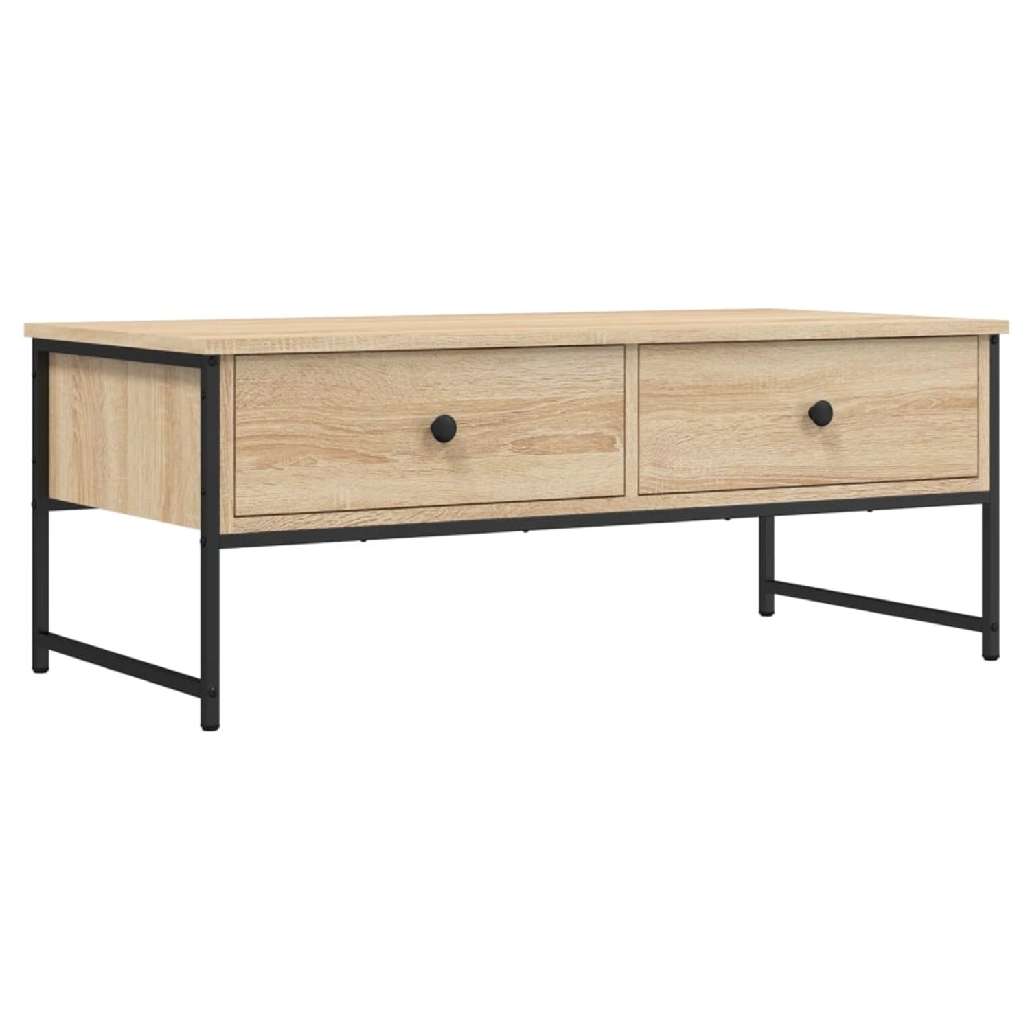 vidaXL Couchtisch Sonoma-Eiche 101x49x39,5 cm Holzwerkstoff günstig online kaufen