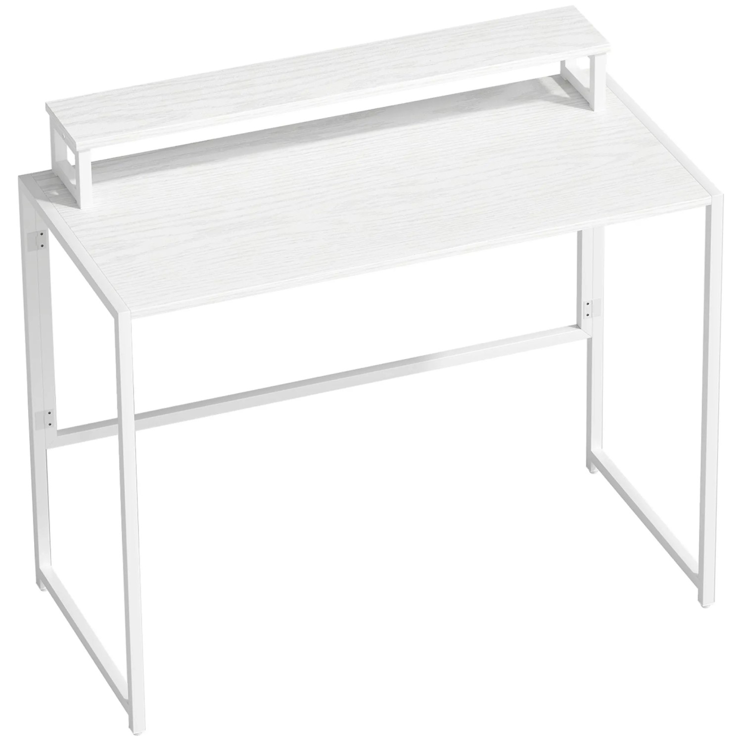 HOMCOM Writing Desk MDF Stahl 100L x 48B x 87,5H cm Weiß