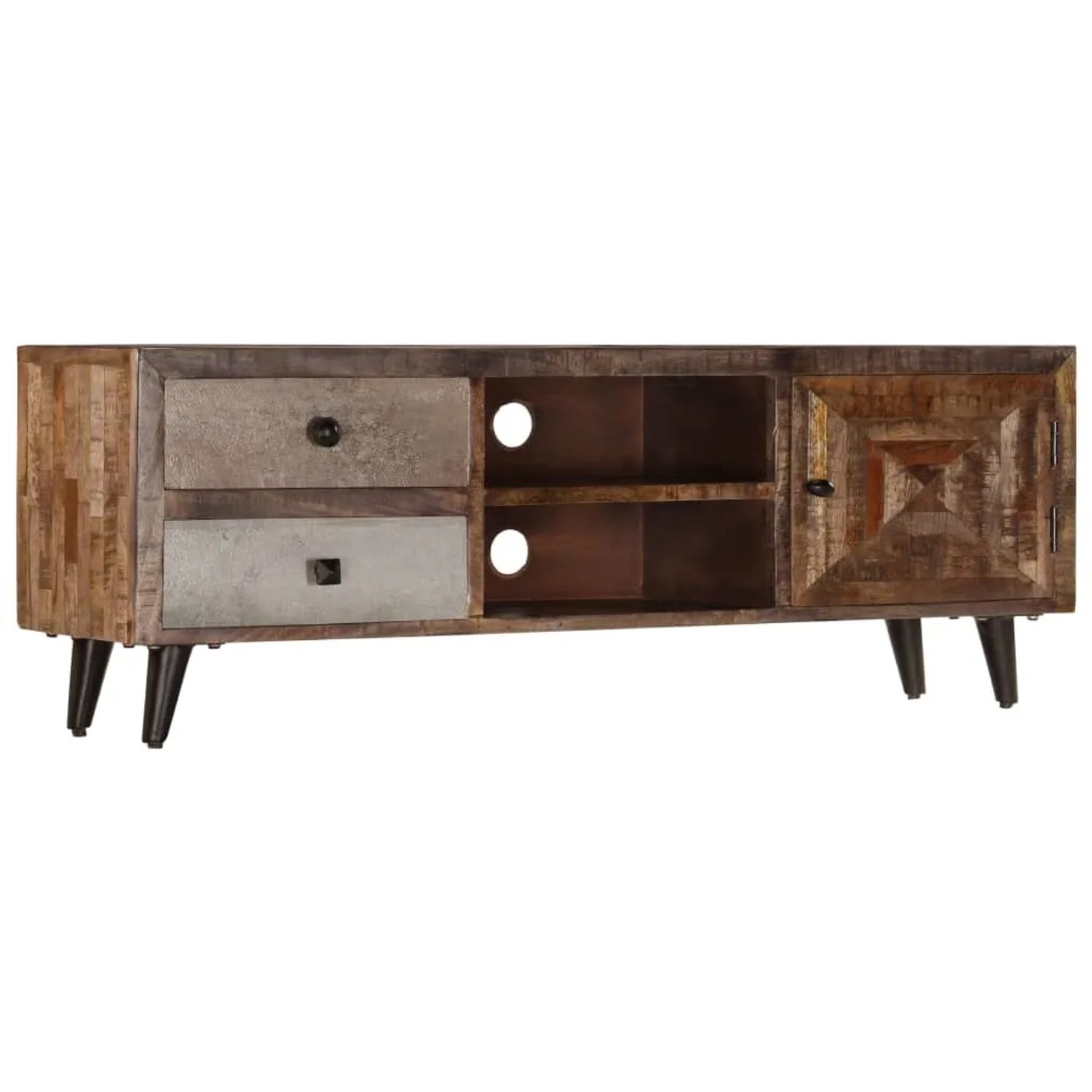 vidaXL TV-Schrank 118x30x40 cm Massivholz Mango 247330