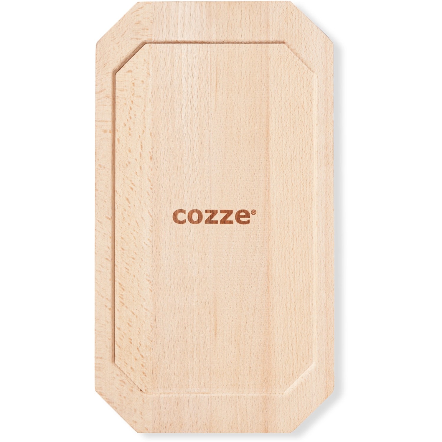 Cozze Untersetzer aus Buchenholz für Gusseisenpfanne, 36x20 cm.