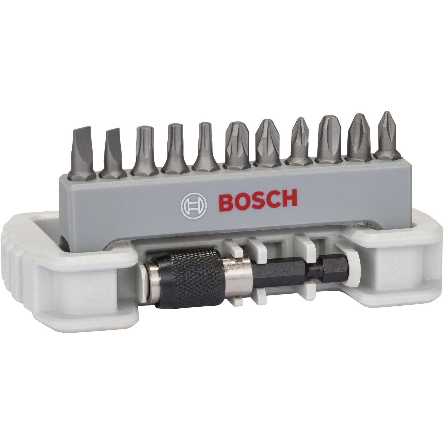Bosch Accessories 2608522130 Bit-Set 12teilig Schlitz, Kreuzschlitz Phillips, Kreuzschlitz Pozidriv