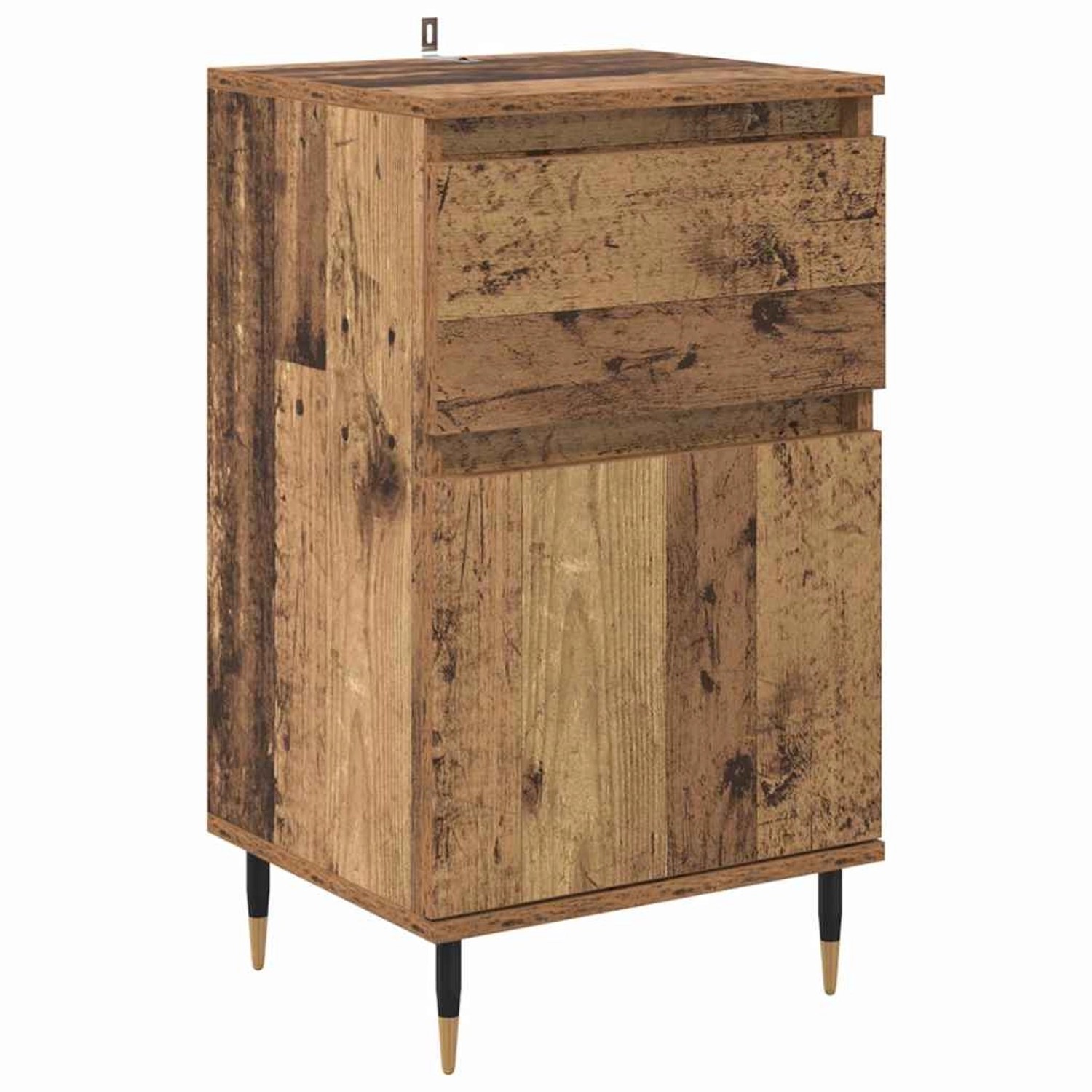 vidaXL Sideboard Altholz 40 x 35 x 70 cm Verbundholz und Eisen 881750 günstig online kaufen