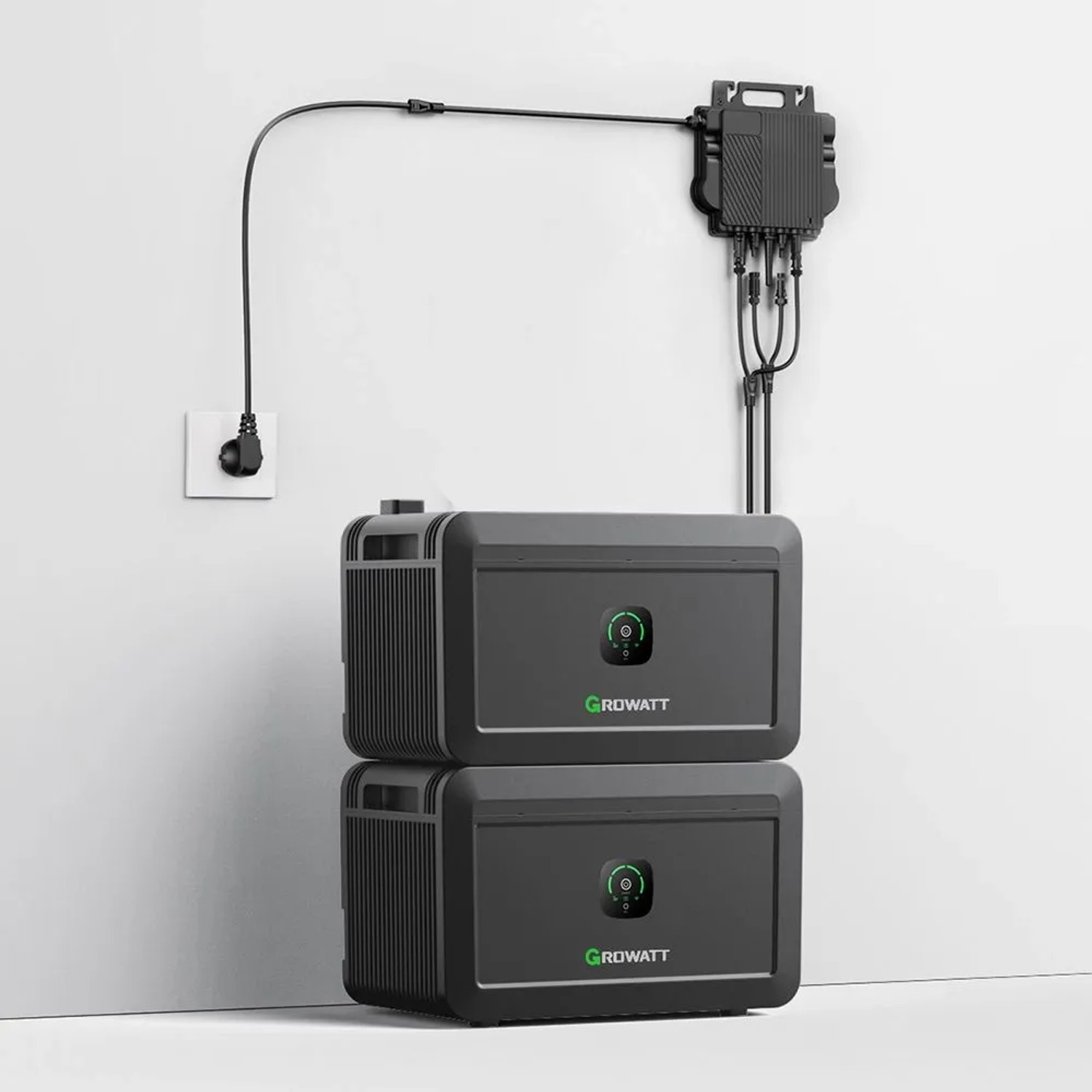 Growatt NOAH 2000 Solarspeicher mit Mikrowechselrichter für Balkonkraftwerk