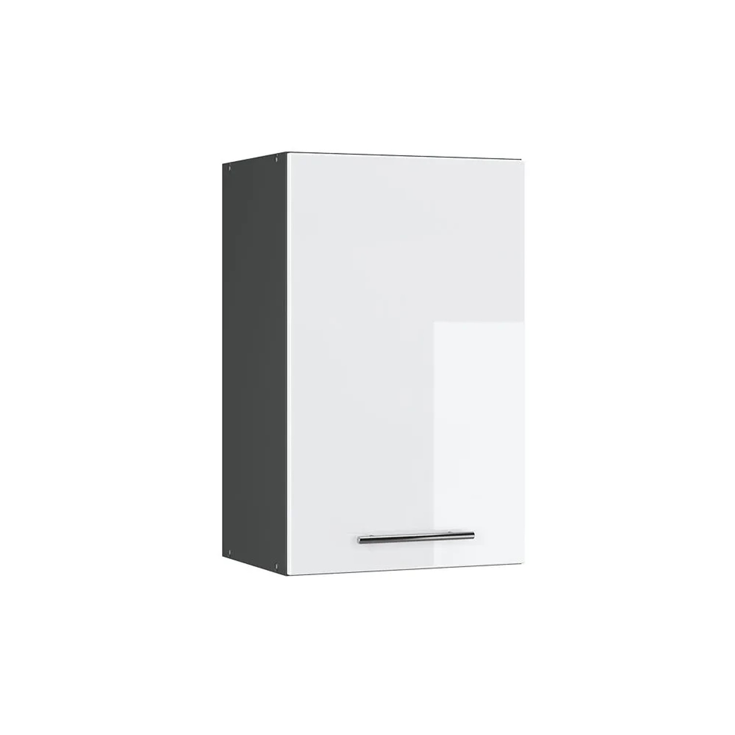 Vicco Hängeschrank Fame-Line Hängender Küchenschrank Weiß Hochglanz Anthrazit 45 cm