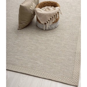 Floornovo Indoor & Outdoor Teppich Nr. 97 Grau Gemustert 280 x 200 cm