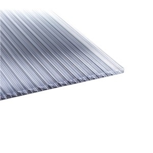 T&J Fachwerkplatte Klassik Top X Glasklar, 3000x980x16mm, für Kunststoffbedachung.