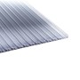 T&J Fachwerkplatte Klassik Top X Glasklar, 3000x980x16mm, für Kunststoffbedachung.