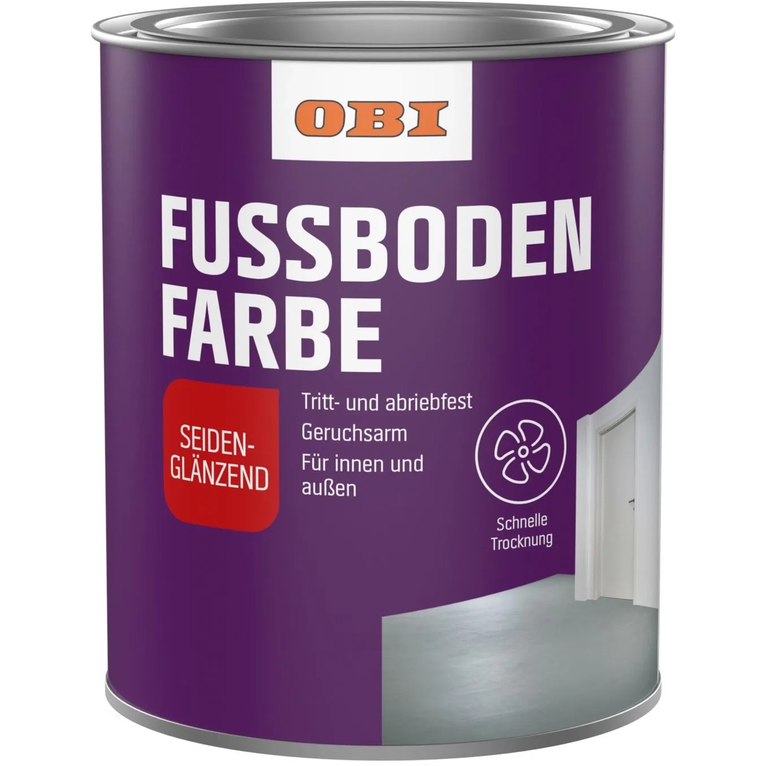 OBI Fußbodenfarbe RAL 7031 Blaugrau seidenglänzend 750 ml